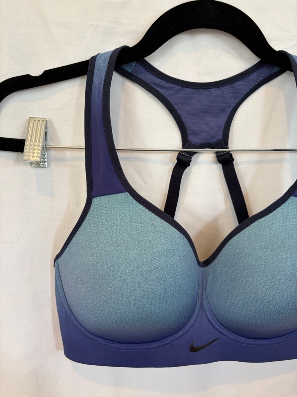 Nike Gradient Blue Racerback Sports Bra - Picture 3 of 7
